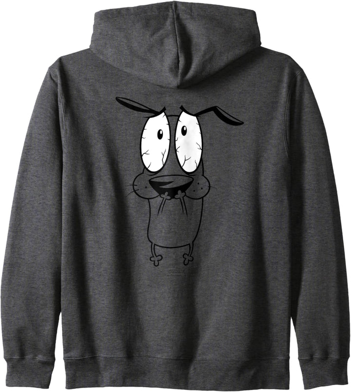 Courage the Cowardly Dog Scared Kapuzenjacke