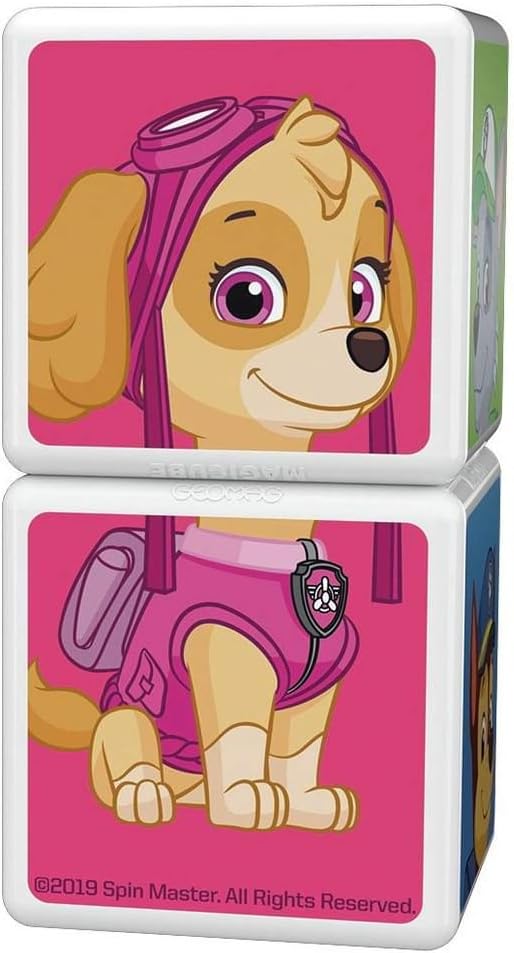 Geomag MagiCube PAW PATROL 077 Chase, Skye and Rocky - 3 Magnetwürfel für Konstruktionen, mehrfarbig