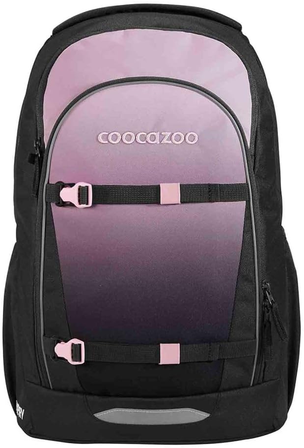 Coocazoo Every Schulrucksack Set 2tlg. inkl. Schlamperbox (Rose Shadows), Rose Shadows