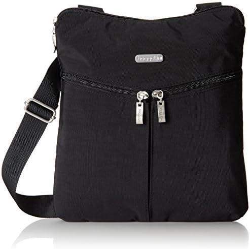 Baggallini Horizon Sac bandoulière, Noir Schwarz, Schwarz