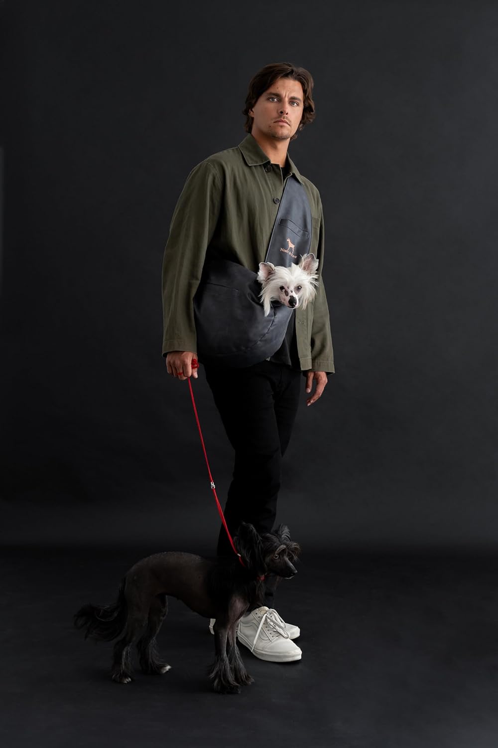 Noah &amp; Paw Hundetragetasche für Kleine Hunde bis 10kg, Hundetasche mit Verstellbarem Schultergurt, u