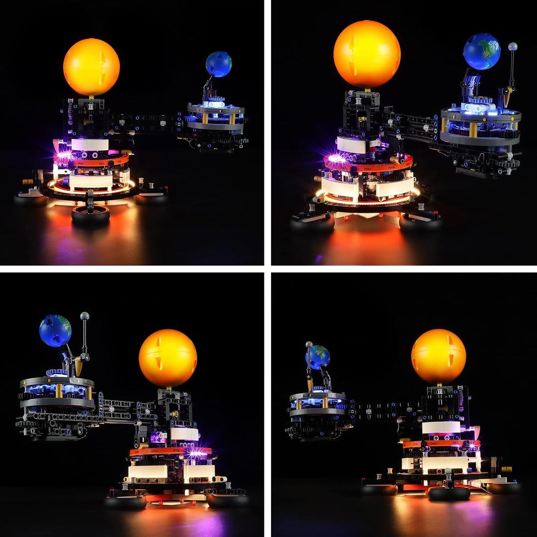 BRIKSMAX Led Licht für Lego Planeta Tierra y Luna en Órbita 42179 - Compatible with Lego Technic Bau