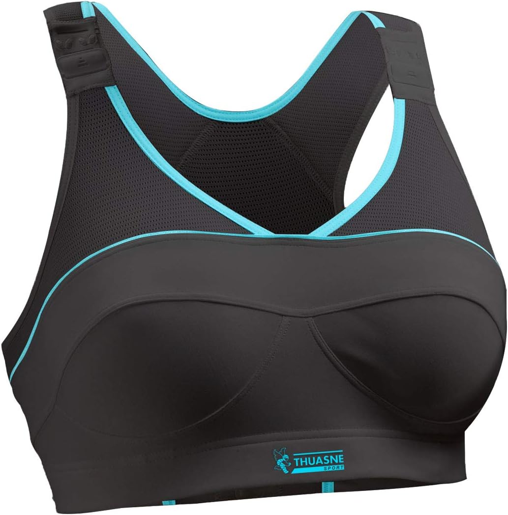 Thuasne Sport - Top' Strap X-Back Sport-BH – Starker/Sehr starker Halt - Patentiertes Halteband - Ve