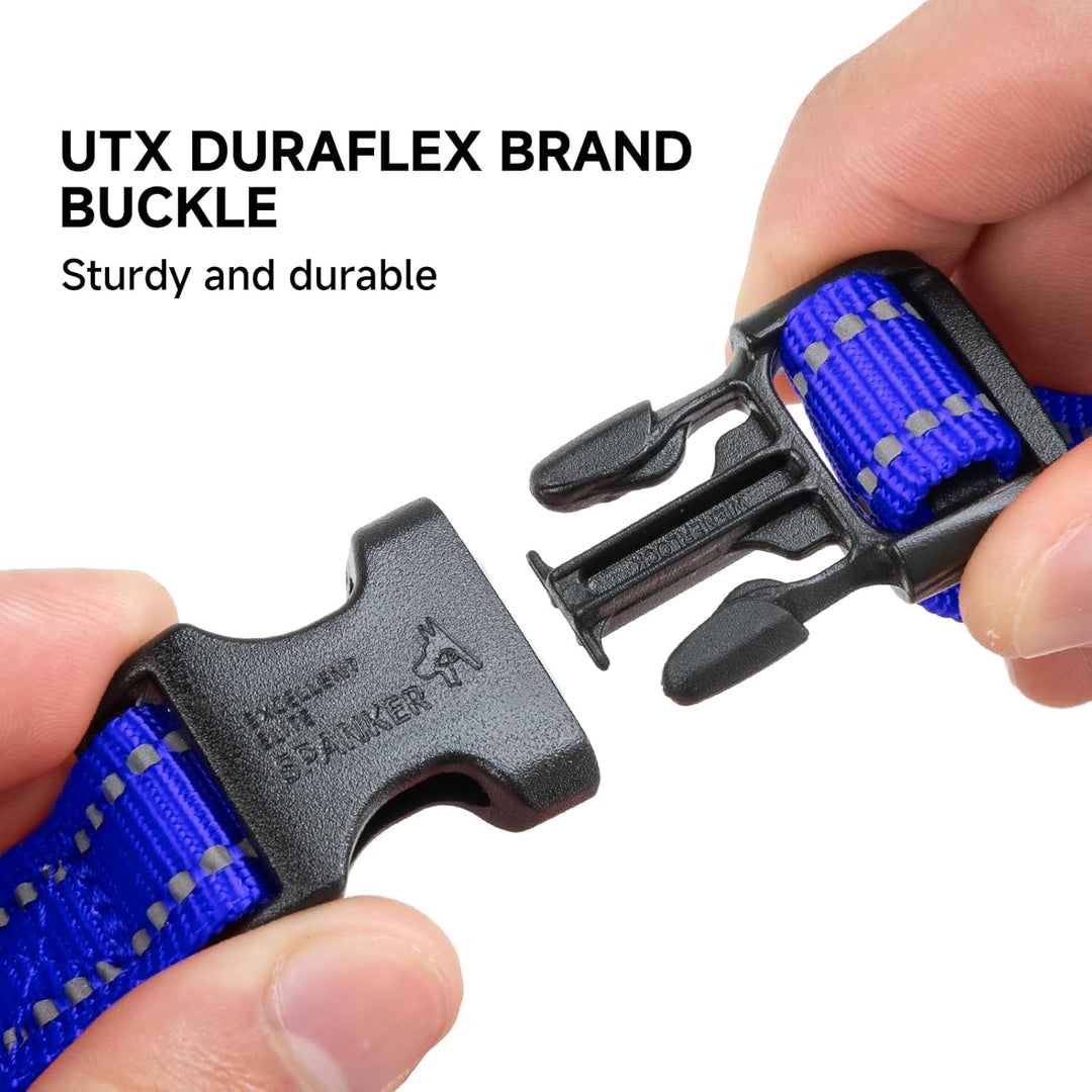 EXCELLENT ELITE SPANKER Kein Zug Hundegeschirr reflektierende Nylon Weste L-förmig einstellbar einfa