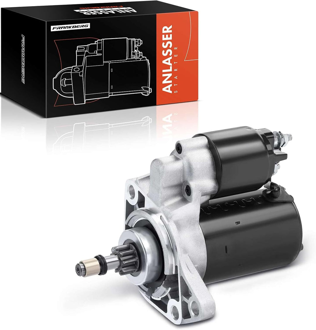 Frankberg Anlasser Starter Benzin Kompatibel mit Ibiza II 6K1 1993-2002 Octavia I 1U2 1996-2010 Tole