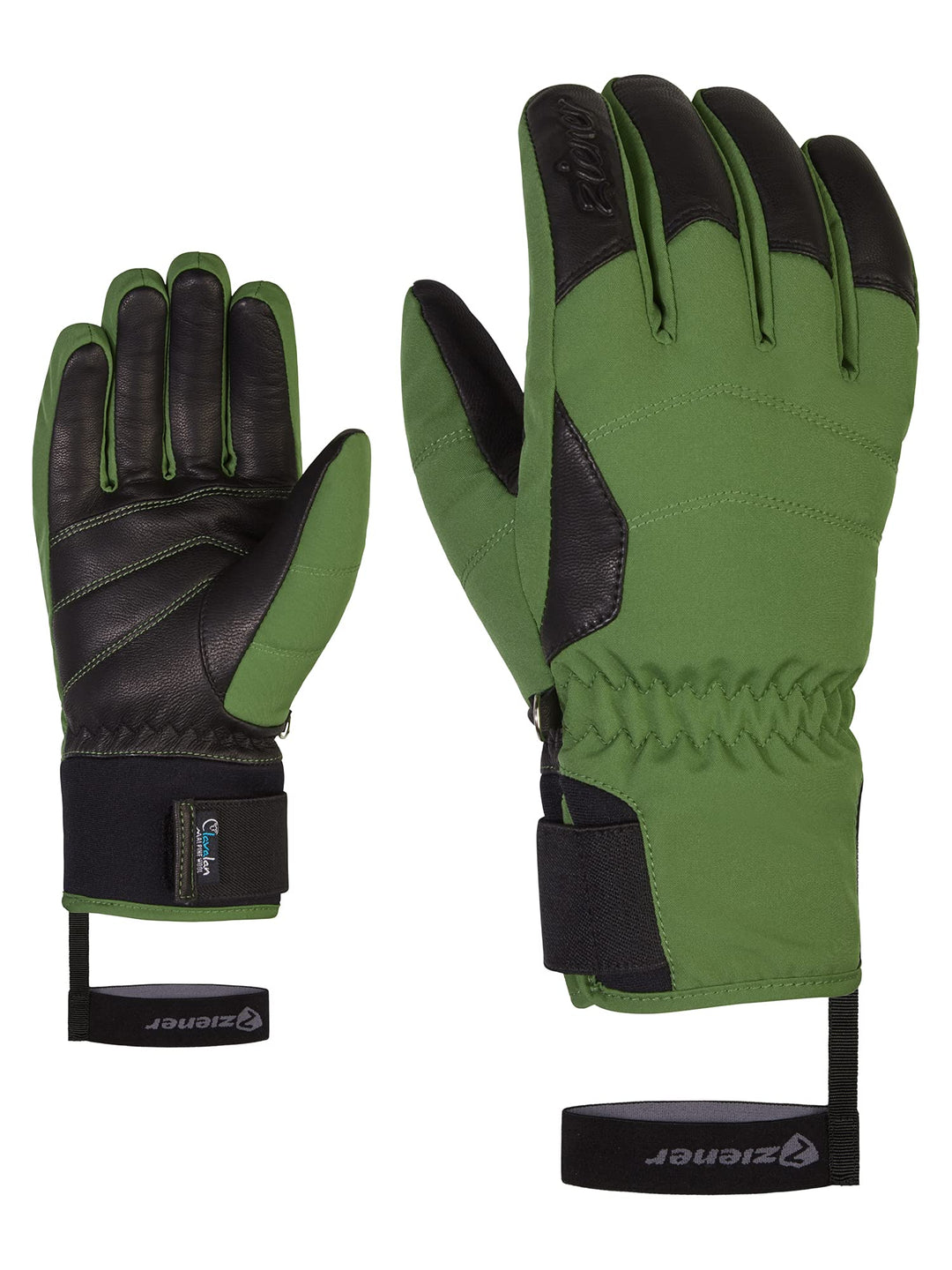 Ziener Damen Kale Ski-Handschuhe/Wintersport | wasserdicht, atmungsaktiv, Alpine Wool 6 olive, 6 oli