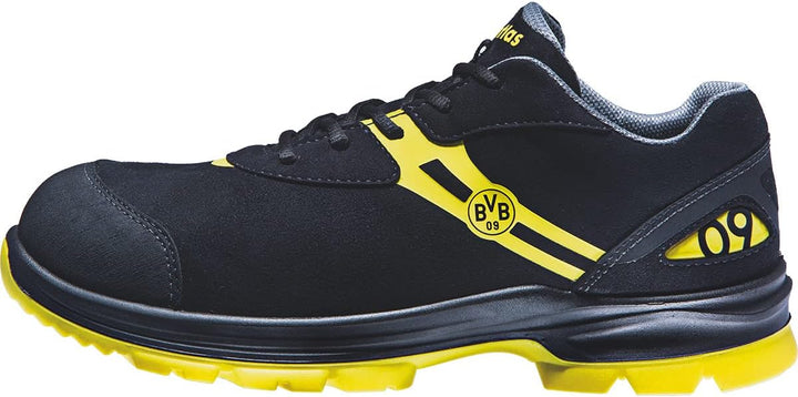 Atlas Herren Malocher 09 Sicherheitsschuh, Schwarz Gelb, 39 EU
