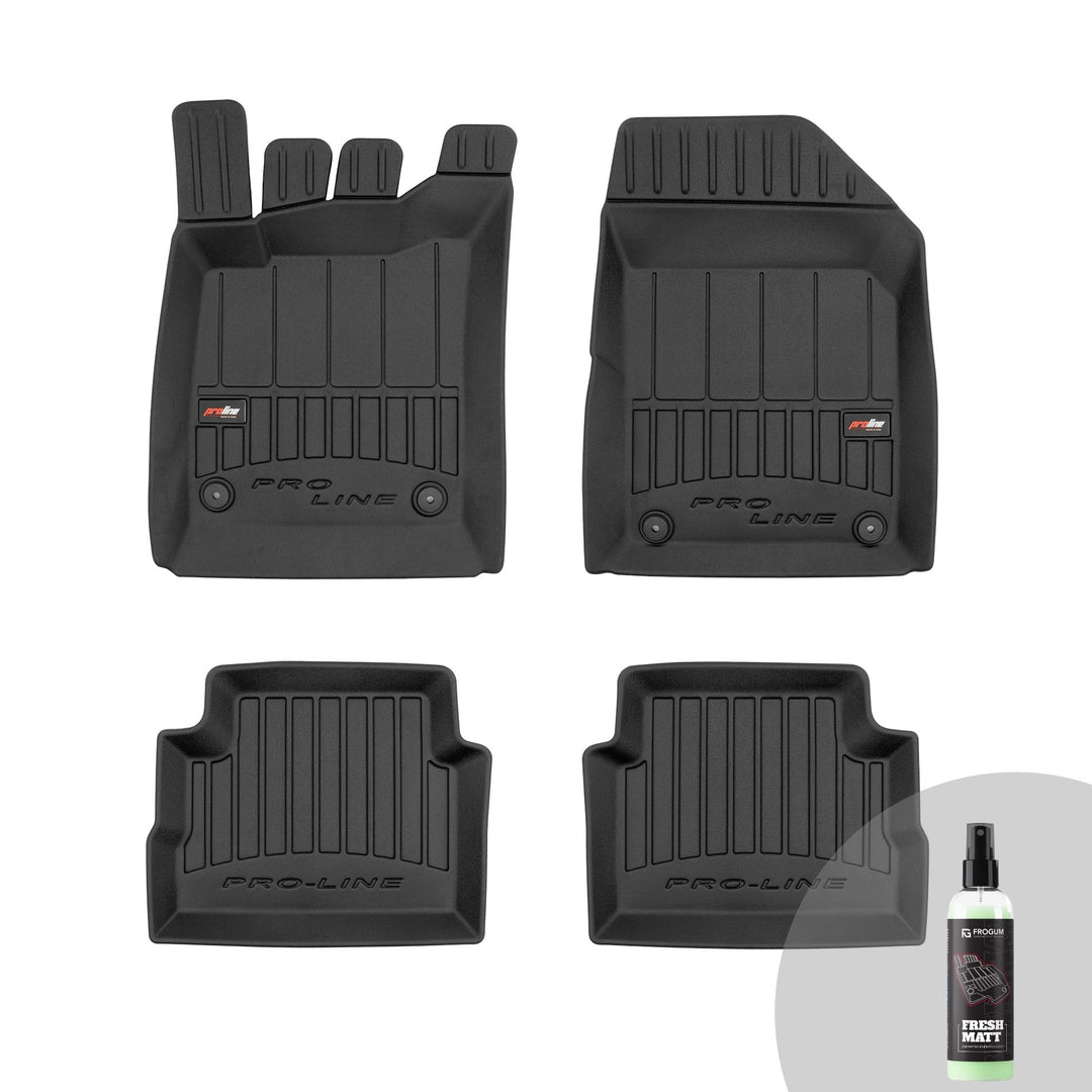 FROGUM ProLine 3D Gummimatten Exklusiven Auto Fussmatten Autofussmatten für Opel Vectra C 2002-2008