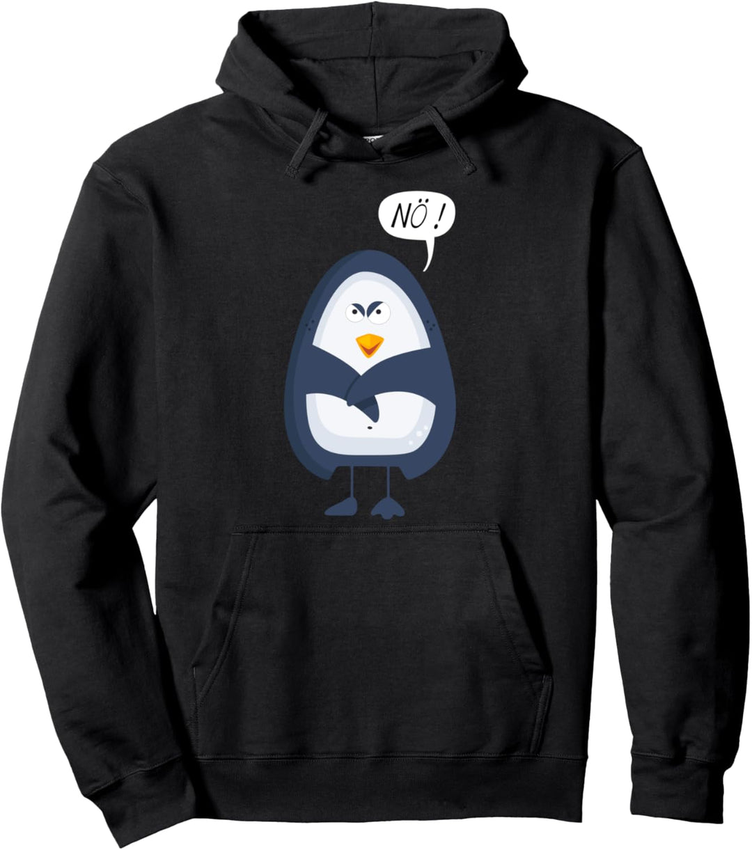 Kinder Pinguin I Nö Fun Design I Pullover Hoodie