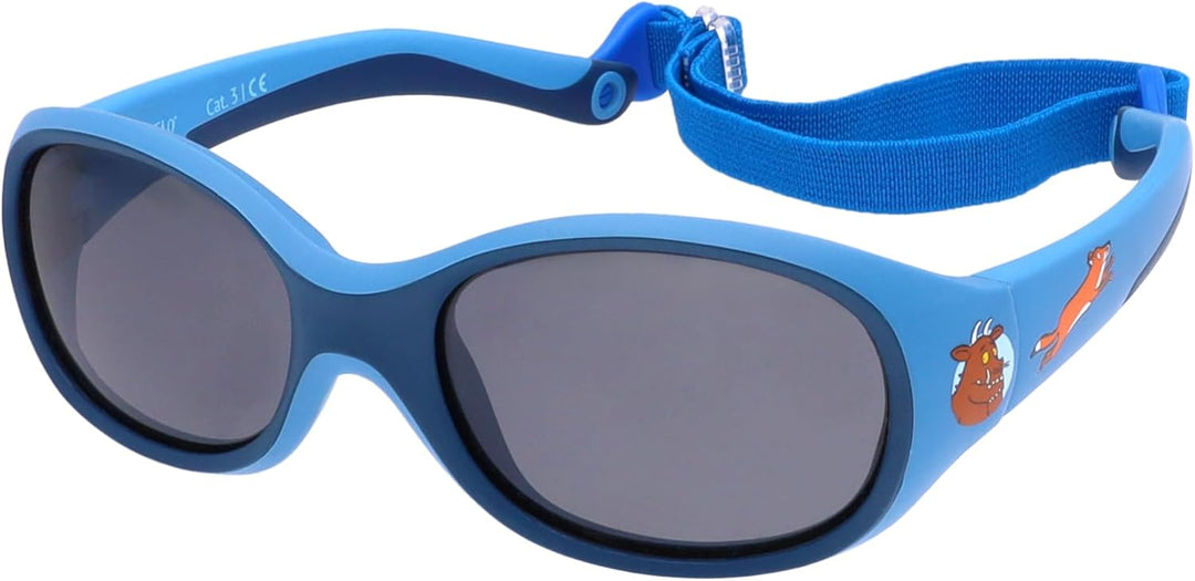 ActiveSol Grüffelo Kinder Sonnenbrille - Mädchen & Jungen - polarisiert, 2-6 Jahre Blau | Fuchsspies