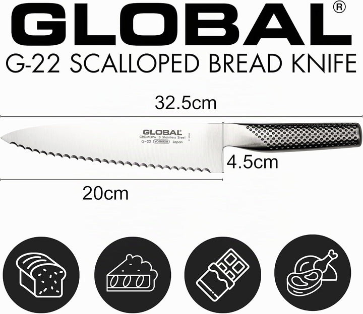 Global Brotmesser 20cm