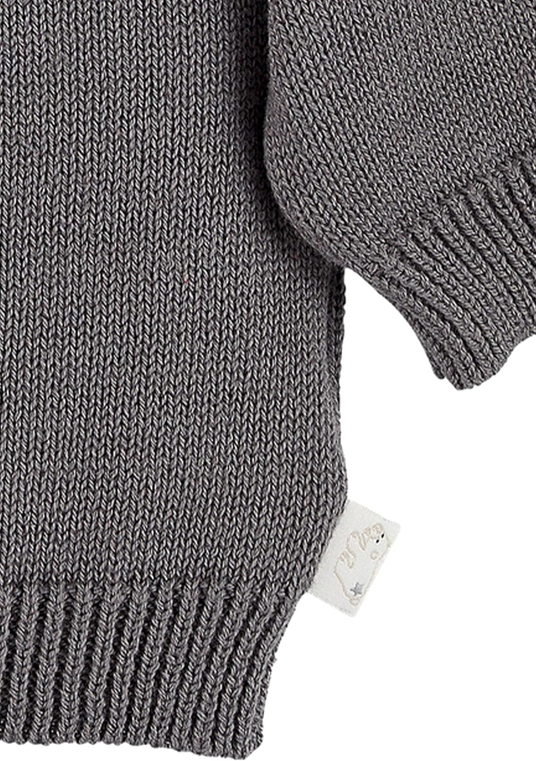Sterntaler Baby Jungen Pullover Baby Strick Strickpullover Eisbär Elia 74 Dunkelgrau, 74 Dunkelgrau