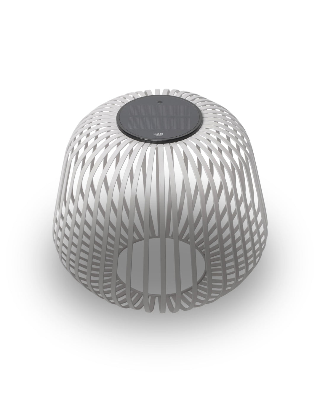 LUUK Studio Schlichte Solarleuchte für drinnen & draussen in minimalistischem Design, IP65 Schutz, w