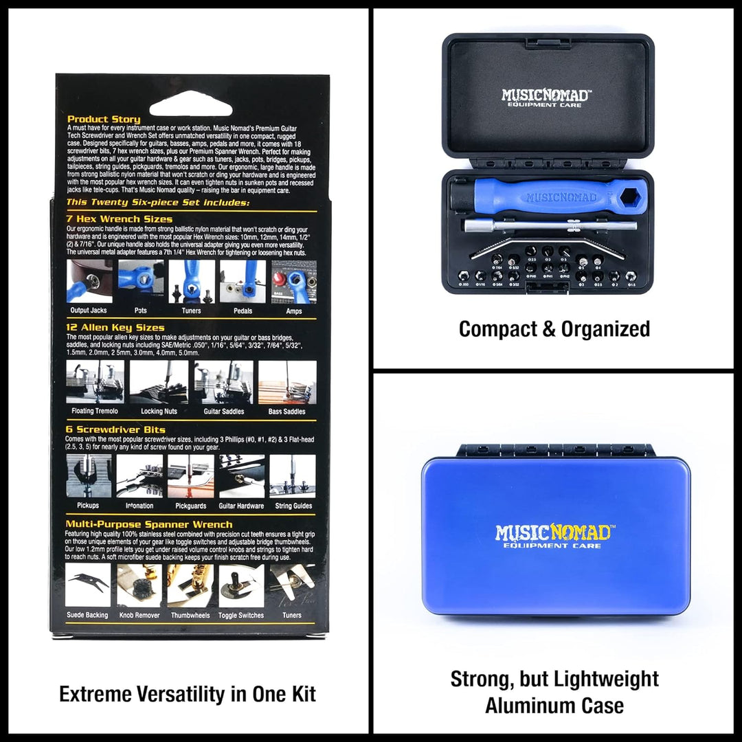 MusicNomad MN609 Kit Keep It Simple, Setup (KISS) – MN229, MN235, MN604