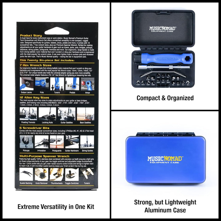 MusicNomad MN609 Kit Keep It Simple, Setup (KISS) – MN229, MN235, MN604