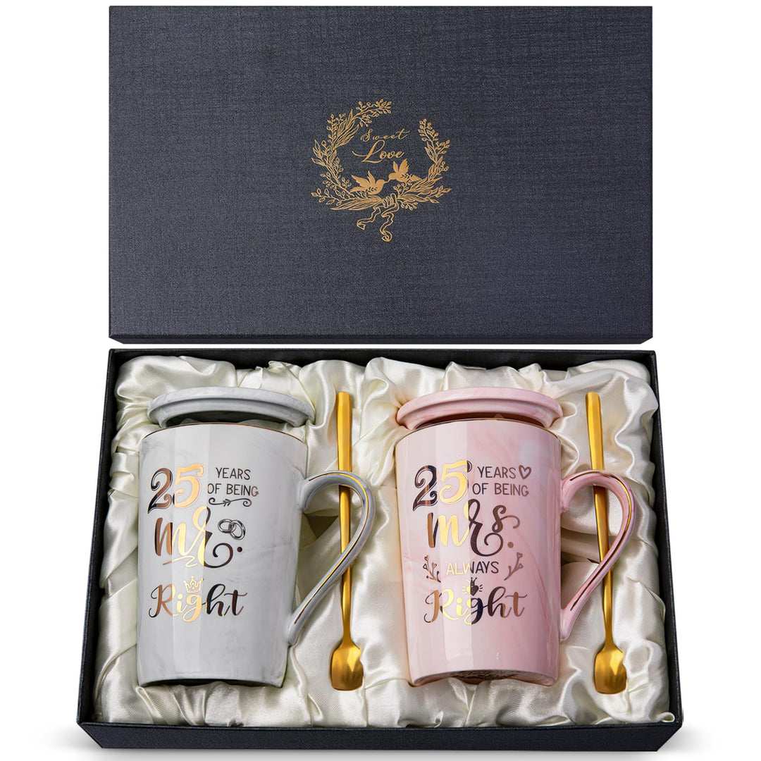 Silberhochzeit Geschenk, Geschenke zur Silberhochzeit, 25 Hochzeitstag Geschenke für Frauen Männer P