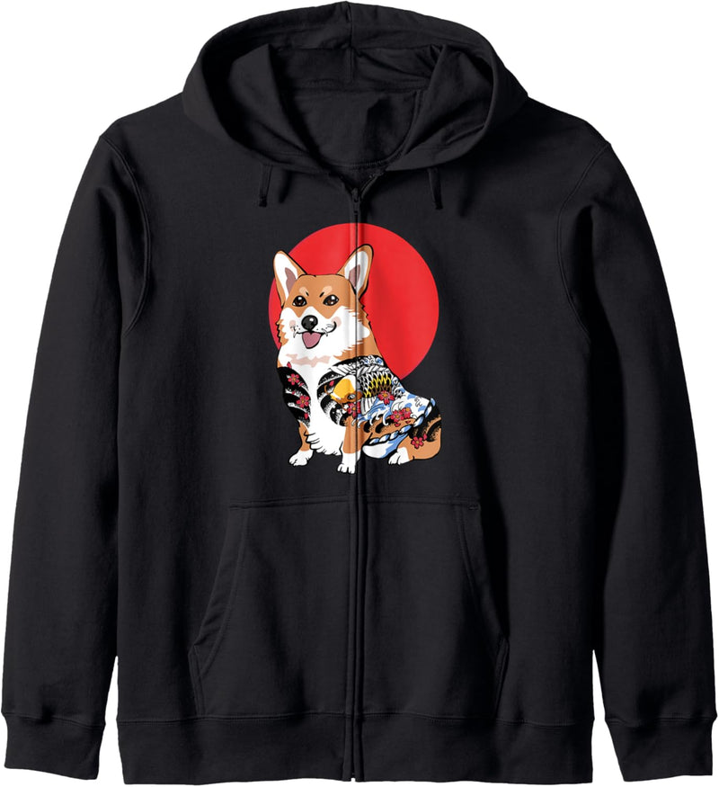 Yakuza Corgi Kapuzenjacke