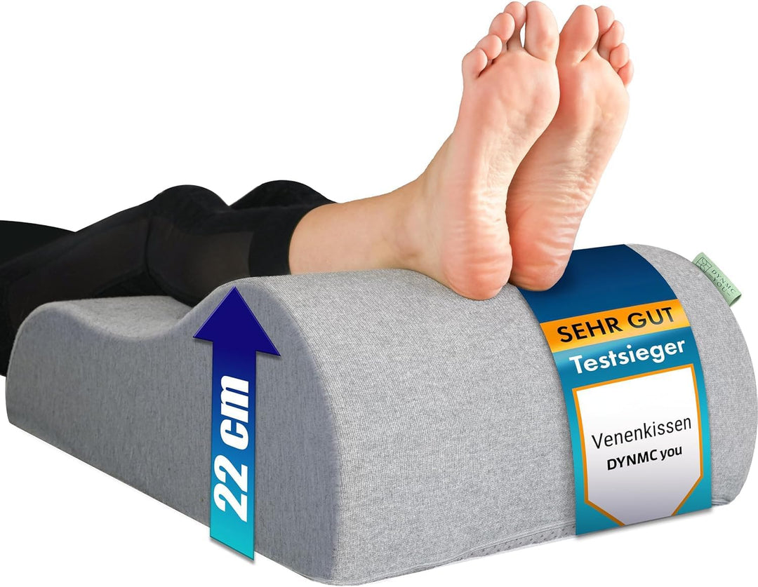 Venenkissen Beinhochlagerungskissen- VERGLEICHSSIEGER SEHR GUT - [INNOVATIONSPREIS ERGONOMIE] mit Ph