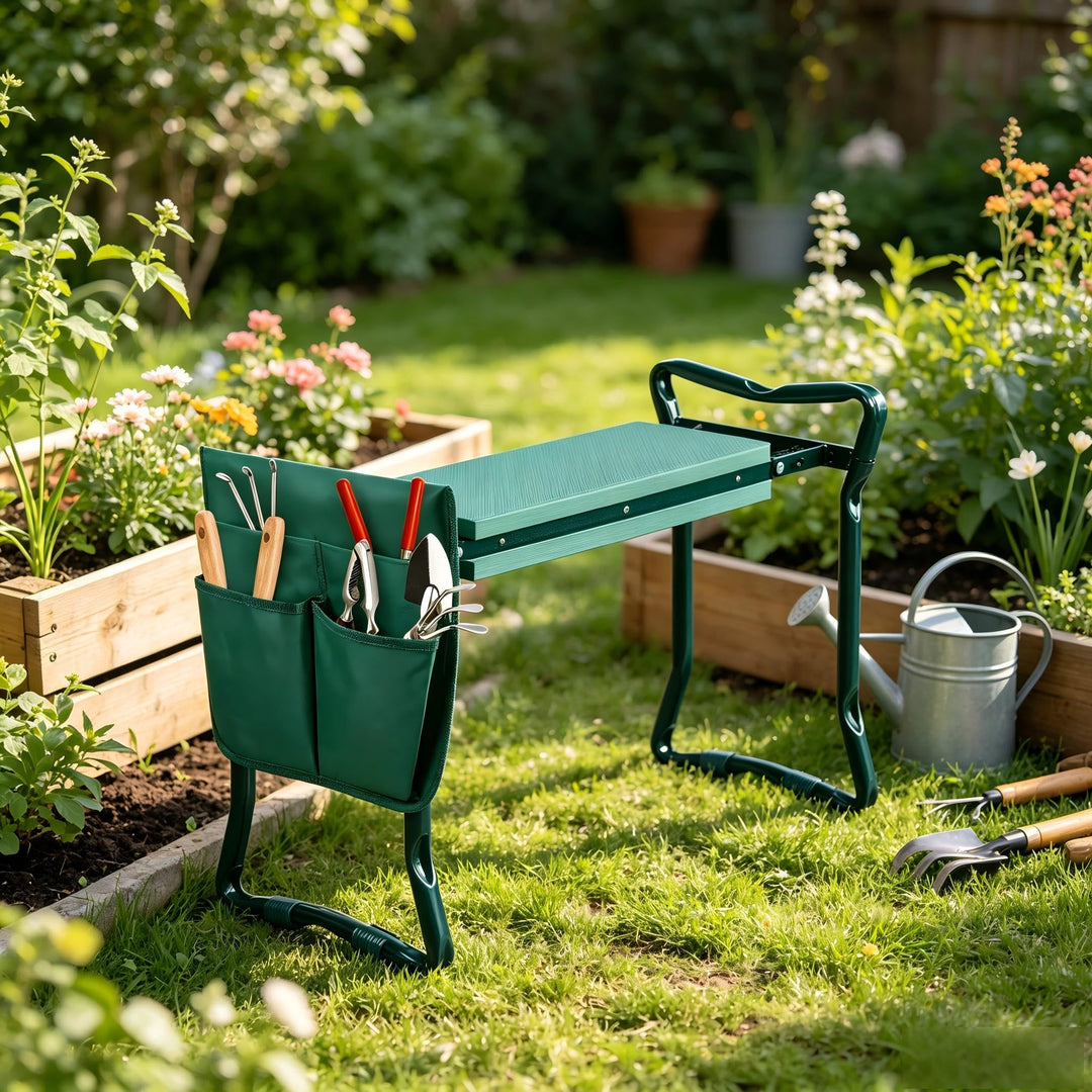 YRHome Garten Kniebank Gartenhocker für Arbeiten Gartenarbeit klappbar Knie Stuhl Arbeitshocker Sitz