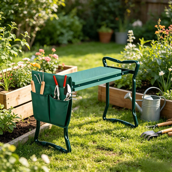 YRHome Garten Kniebank Gartenhocker für Arbeiten Gartenarbeit klappbar Knie Stuhl Arbeitshocker Sitz