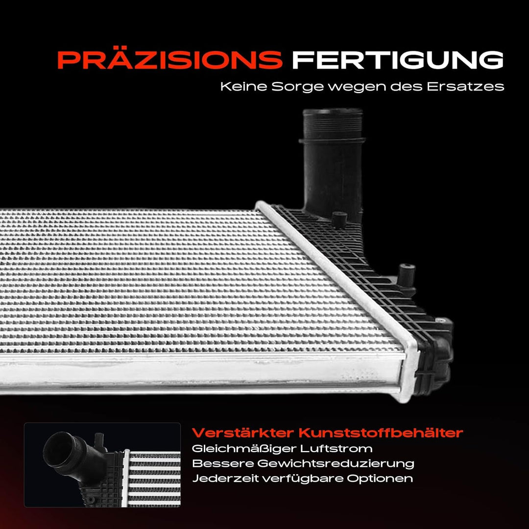 Frankberg Ladeluftkühler Kompatibel mit A3 8P 2006-2013 TT 8J3 8J9 2009-2014 Golf 2009-2014 J.e.t.t.