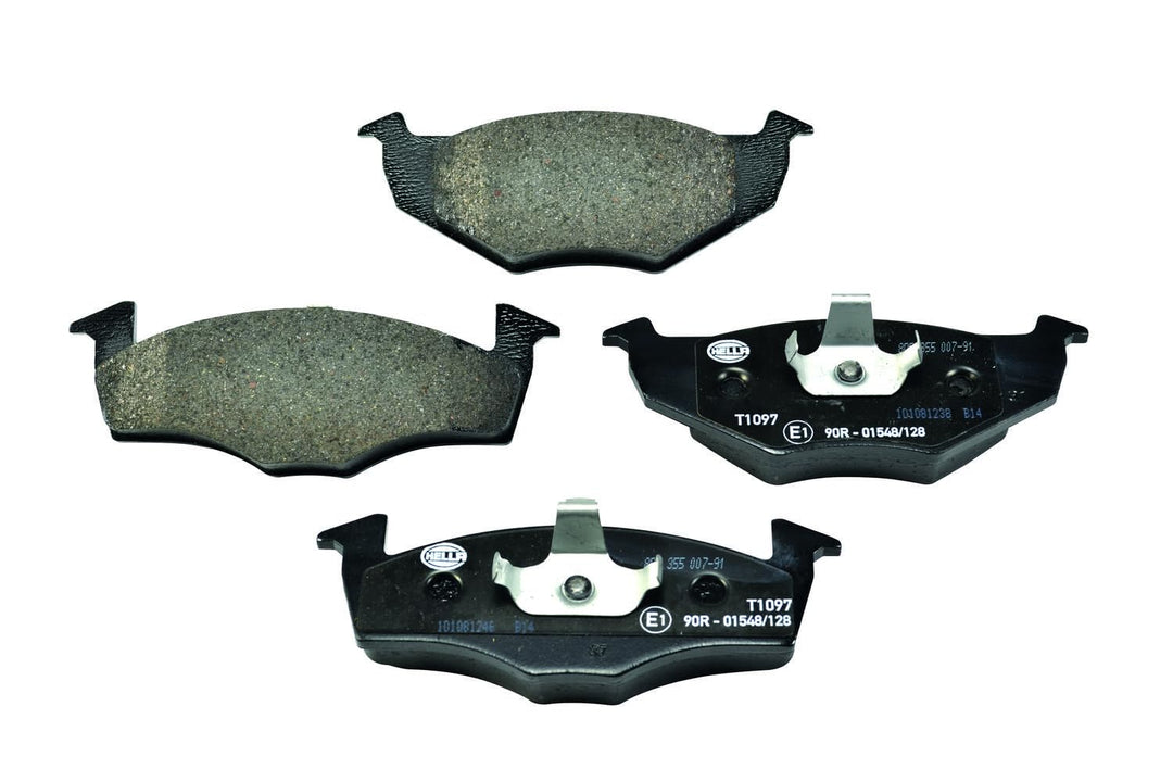 HELLA PAGID 8DB 355 007-911 Bremsbelagsatz - T1097 - Dicke/Stärke: 19.7mm - Bremssystem: VW II - nic