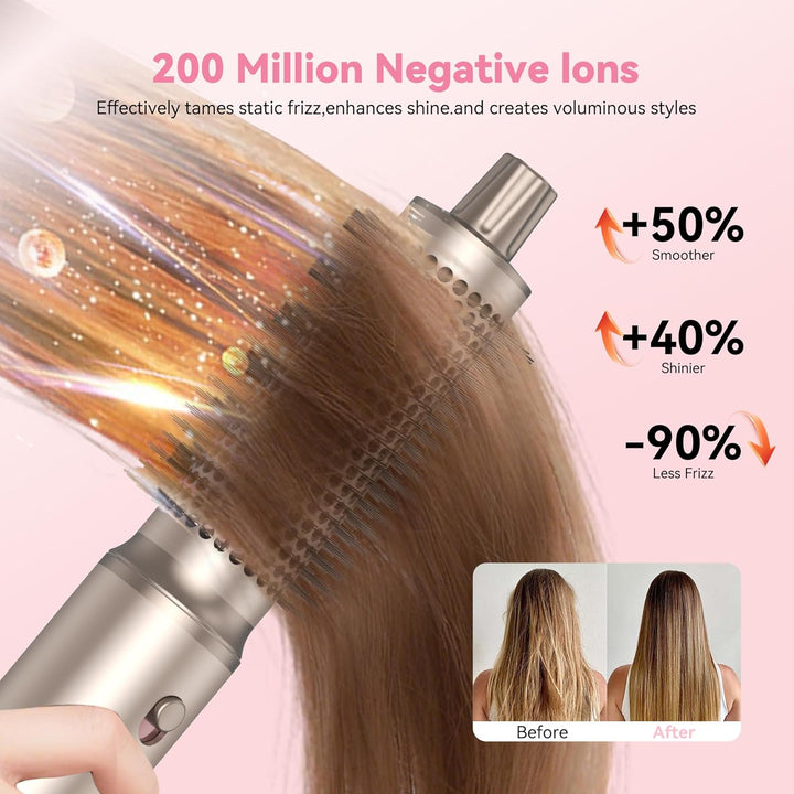Atopskins 5 in 1 Air Styler set,Professioneller Haarstyler Set, 110000 U/Min Hairstyler, Rundbürsten