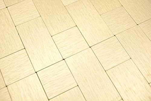 Mosaikfliese Selbstklebende Mosaike Kombi metall gold Küche Badezimmer MOS200-4G87_f