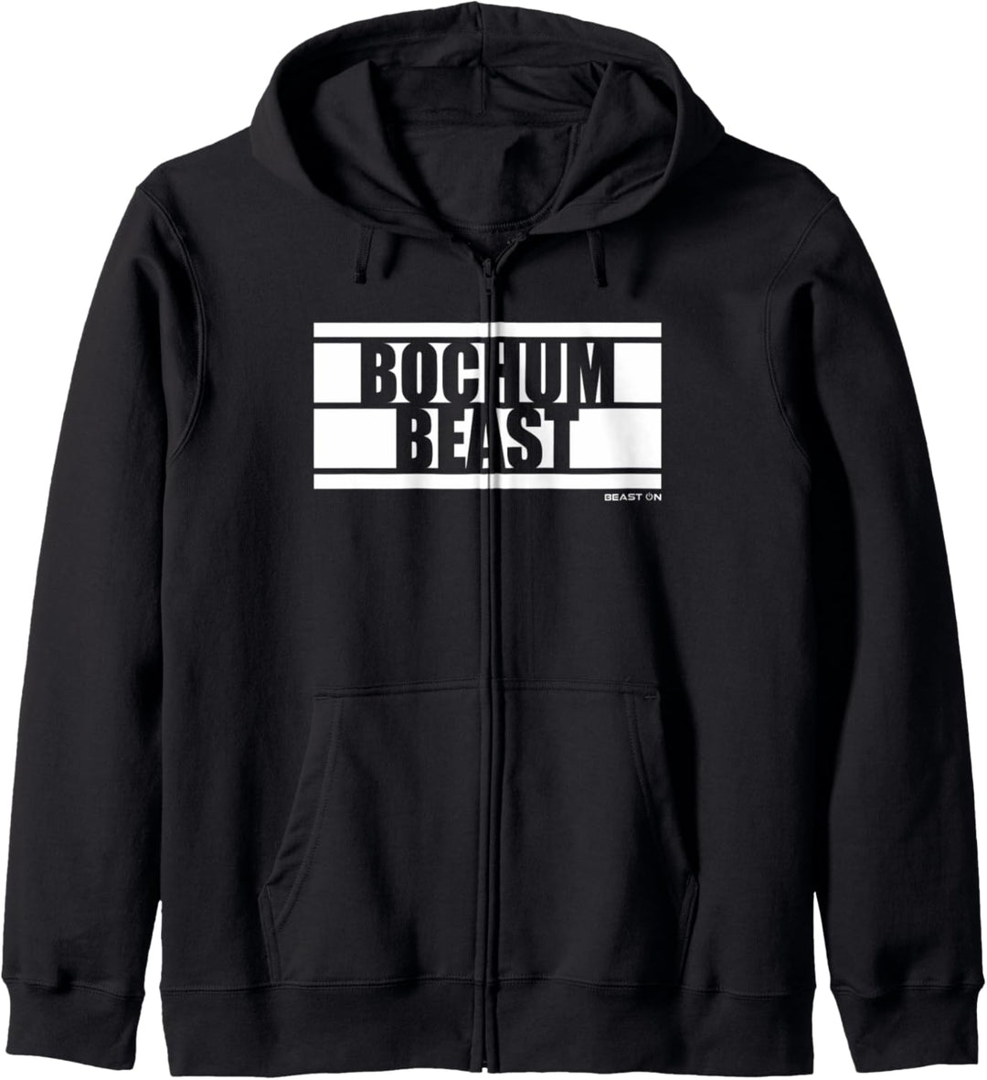 Bochum Beast Bodybuilding Fitness Gym Motivation Sprüche Kapuzenjacke