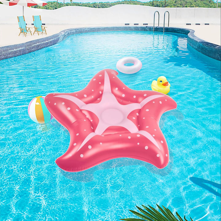 Luftmatratze Seestern 150cm, Pool Hängematte und Schwimmliege für Erwachsene, Wasser Spielzeug und S