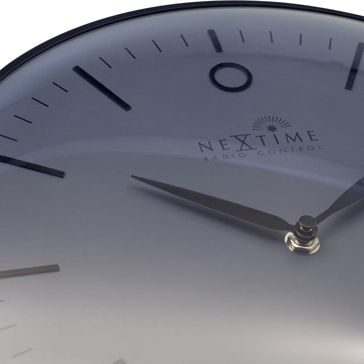 NeXtime 2790 Retro Uhr Aluminium grau