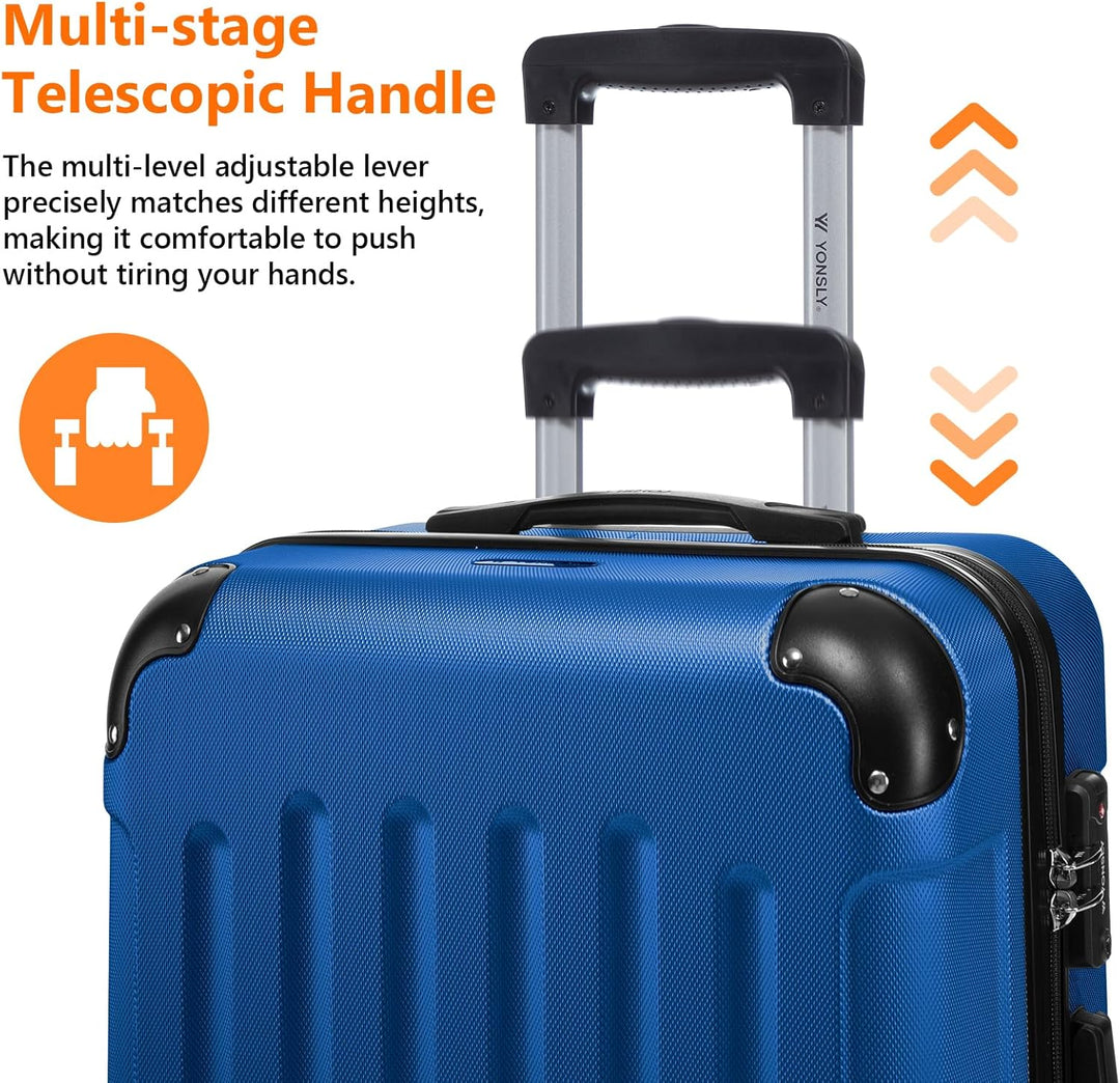Gepäck Suitcase, TSA-Schloss YKK-Reissverschluss Reisekoffer, Kabinenkoffer Hartschalen-Koffer Troll