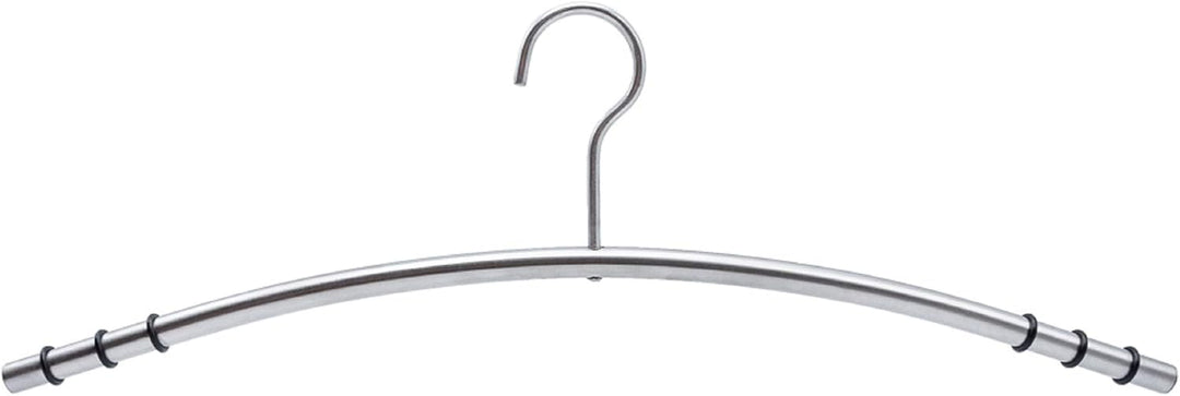 12 Metall Kleiderbügel hochwertige & robuste Premium Kleiderbügel aus Edelstahl rostfrei und rutschf