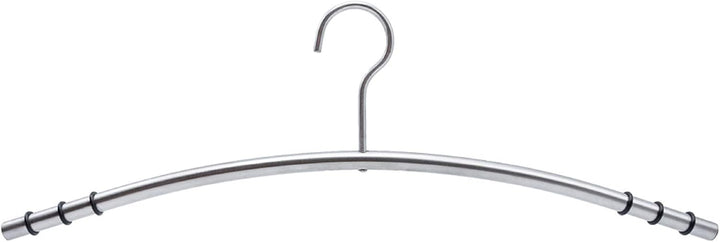 12 Metall Kleiderbügel hochwertige & robuste Premium Kleiderbügel aus Edelstahl rostfrei und rutschf