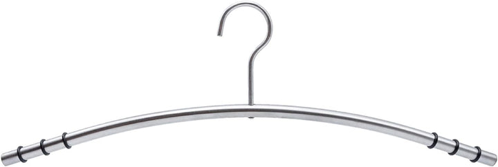 24 Metall Kleiderbügel hochwertige & robuste Premium Kleiderbügel aus Edelstahl rostfrei und rutschf