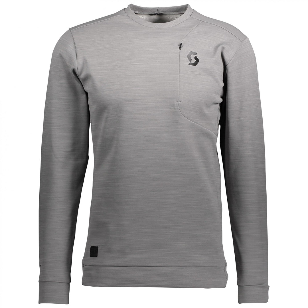 Scott Factory Wear Defined Crewneck Pullover grau Melange 2022: Grösse: M (46/48)
