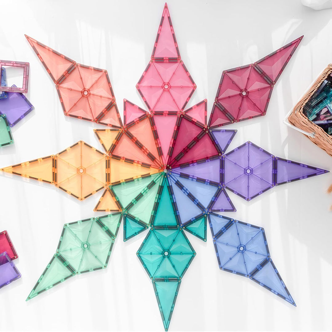 CONNETIX Magnetische Fliesen Pastell Megapackung, 202 Stück