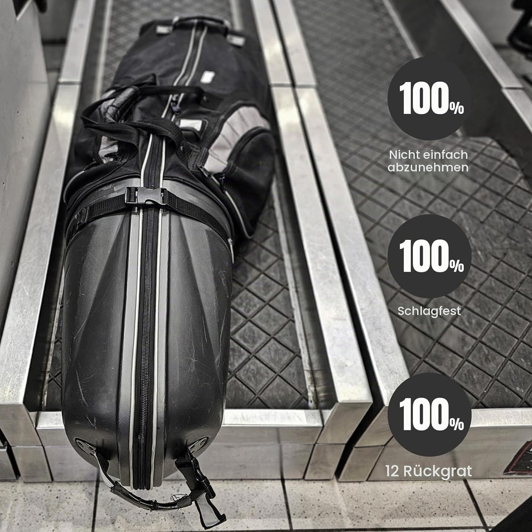 LOVMEAD Golf Travelcover, Golf Protector Travel Covers Support System Backbone-Reiseabdeckung aus Al