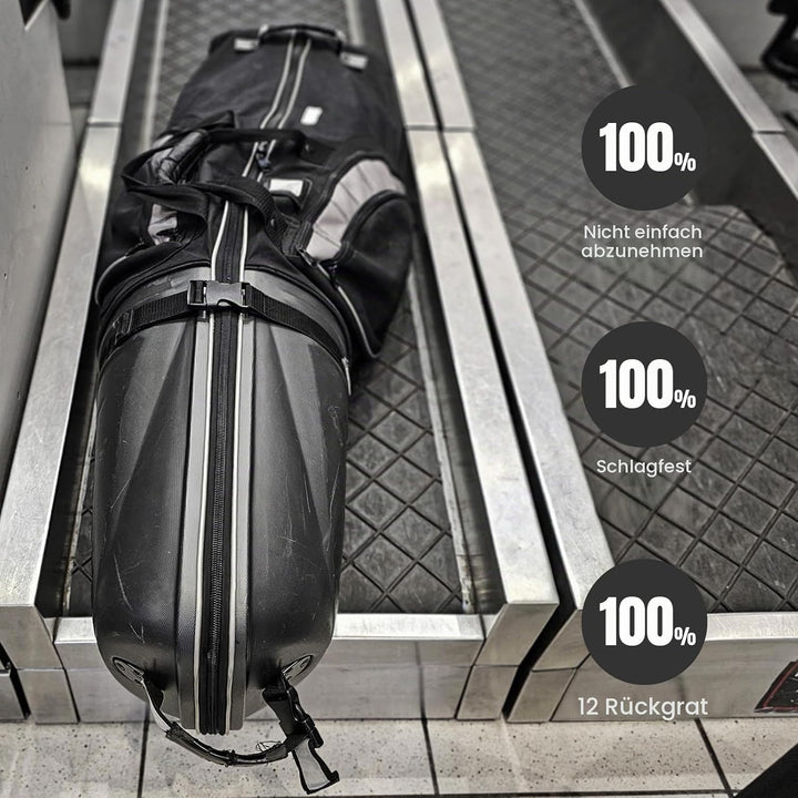 LOVMEAD Golf Travelcover, Golf Protector Travel Covers Support System Backbone-Reiseabdeckung aus Al