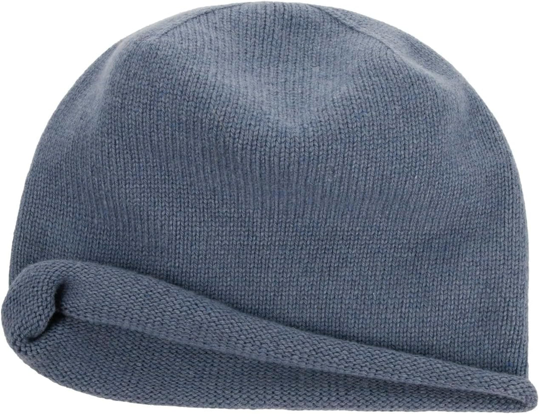 LIERYS Merino Kaschmir Beanie Damen/Herren (Länge: 26 cm) - Oversize-Mütze mit Merinowolle und Kasch
