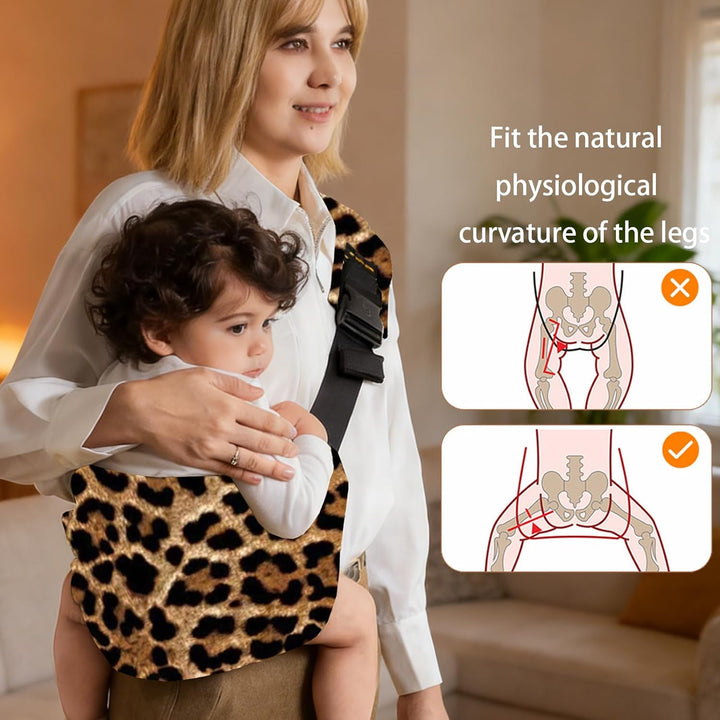 LUKIUP Tragetuch Neugeboren, Verstellbare Hüfttrage, Babytrage Seitlich, Ergonomische Tragetuch Neug