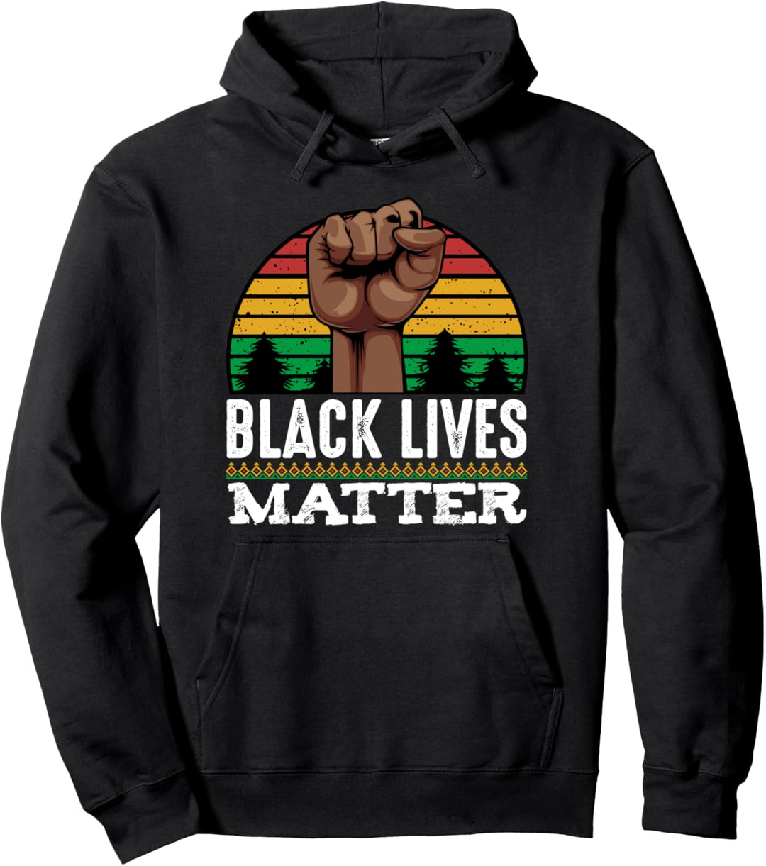 Black Lives Matter BLM Melanin Dashiki Anti Rassismus Liebe Pullover Hoodie