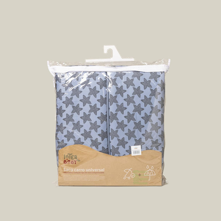 Universal WinterFusssack "Star Marino" für Kinderwagen, grau