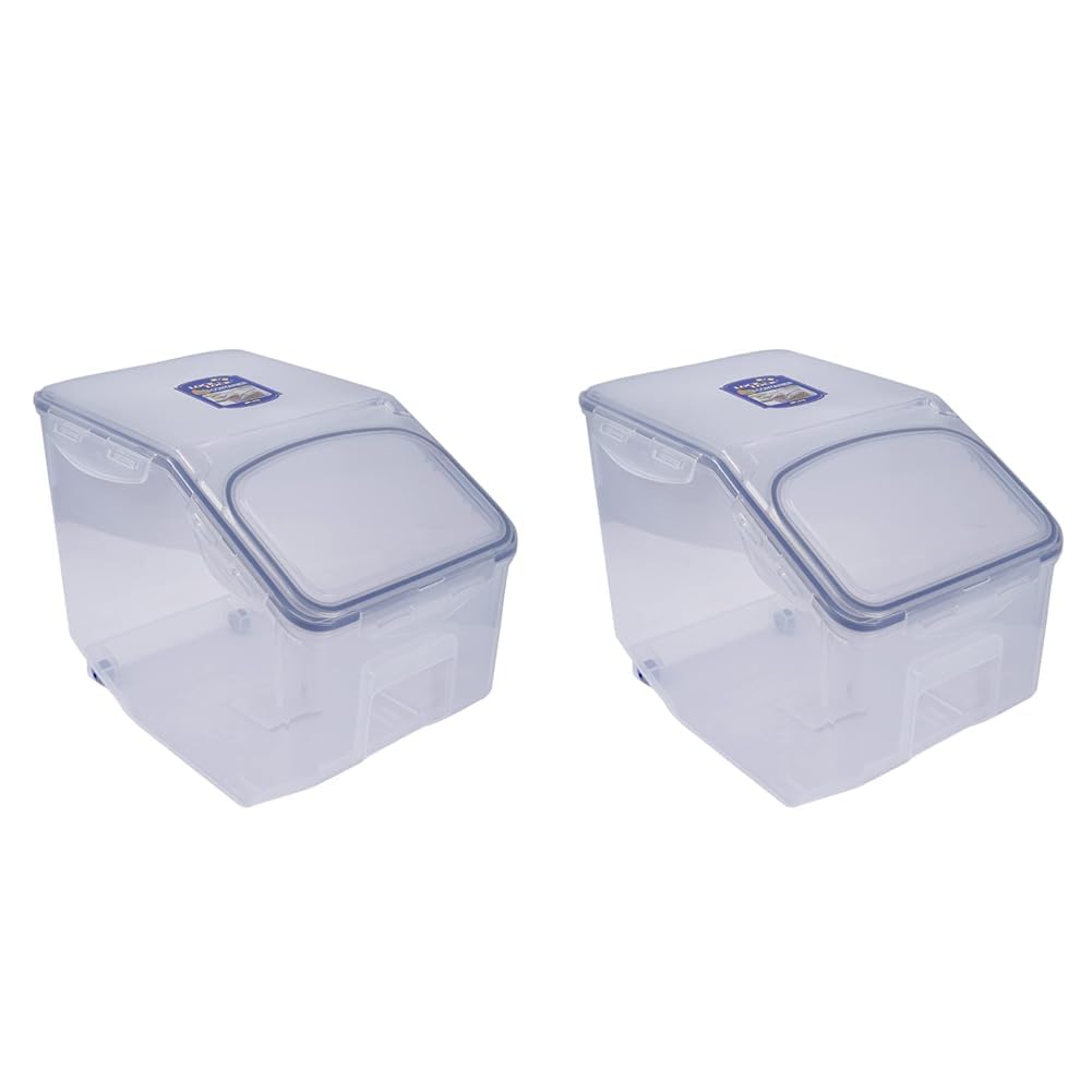 LocknLock PP Classic Küchen Caddy, 350 x 230 x 270 mm, 12 L, 100% Luftdicht, Cleveres Verschluss-Sys
