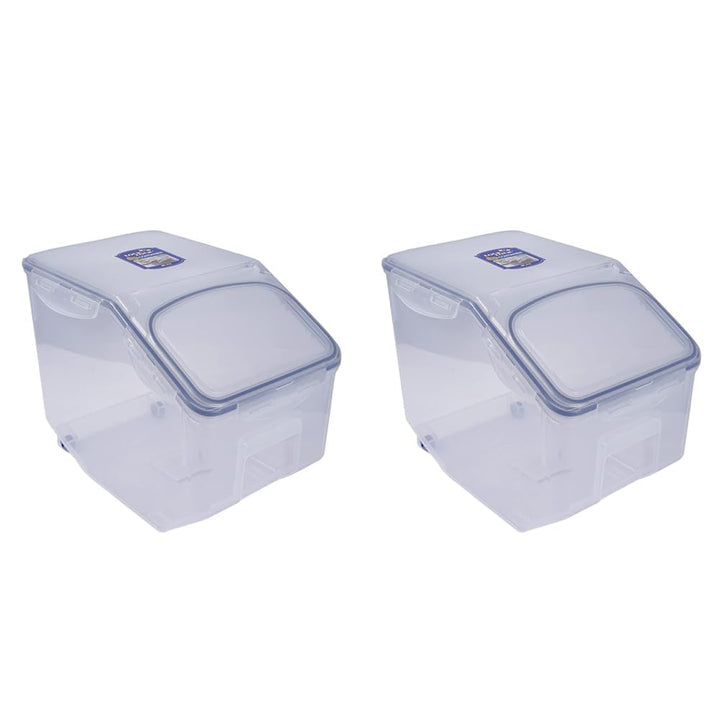 LocknLock PP Classic Küchen Caddy, 350 x 230 x 270 mm, 12 L, 100% Luftdicht, Cleveres Verschluss-Sys