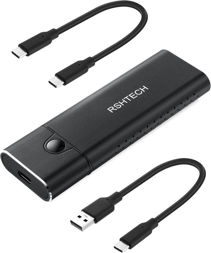 Aluminum M.2 NVMe SATA SSD Gehäuse RSHTECH M.2 NVMe USB Adapter RTL9210B chip unterstützt USB 3.1 Ge