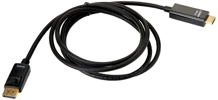 LINDY 40926 2m Aktives DisplayPort an HDMI Adapterkabel mit HDR 2 m, 2 m