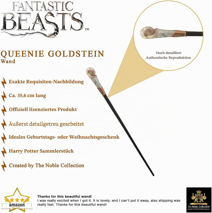 Der Zauberstab der Noble Collection Queenie Goldstein (Fensterbox)