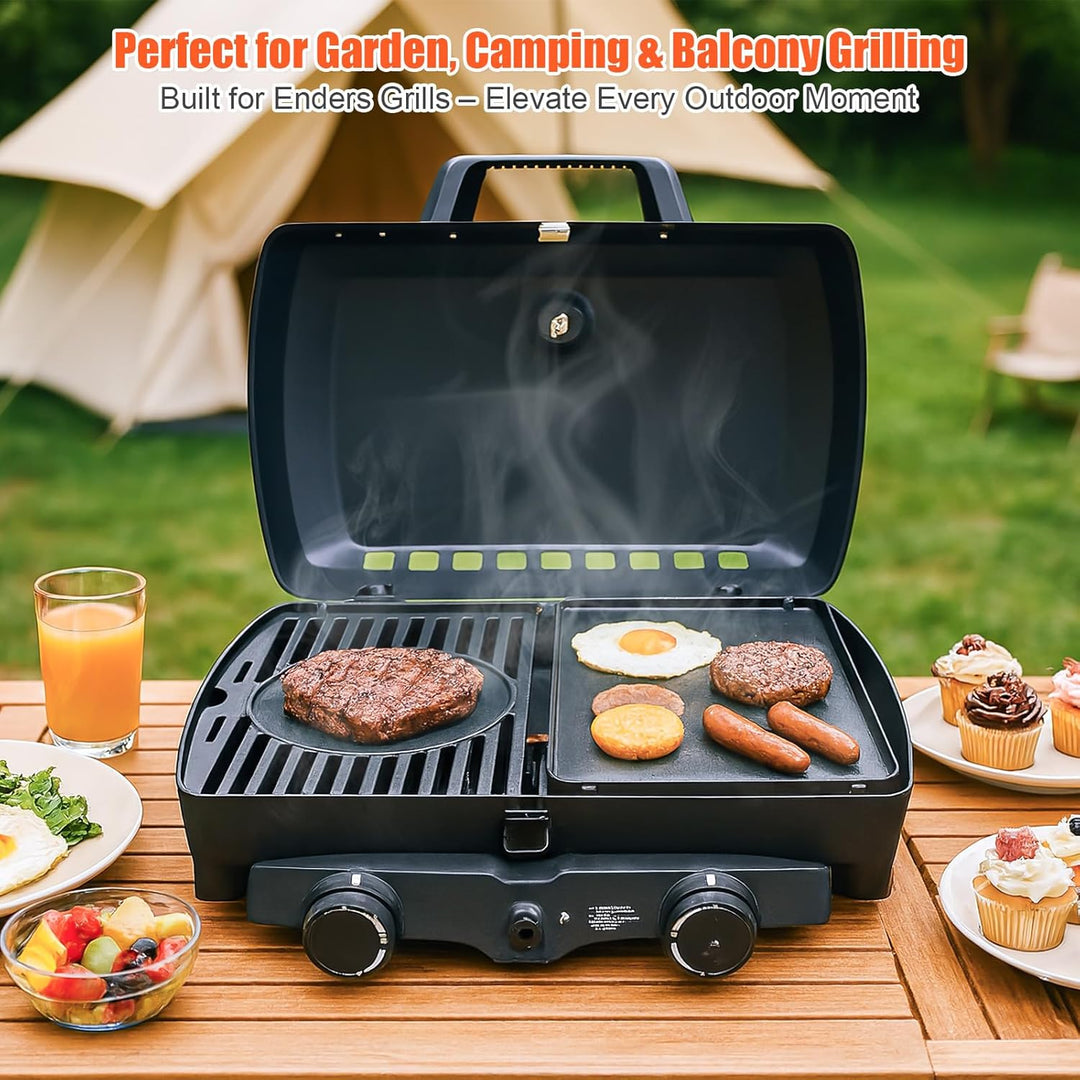 GFTIME Antihaft Grillplatte für Enders Urban II, Urban Pro II, Explorer II, Explorer Pro II, 31,5 ×