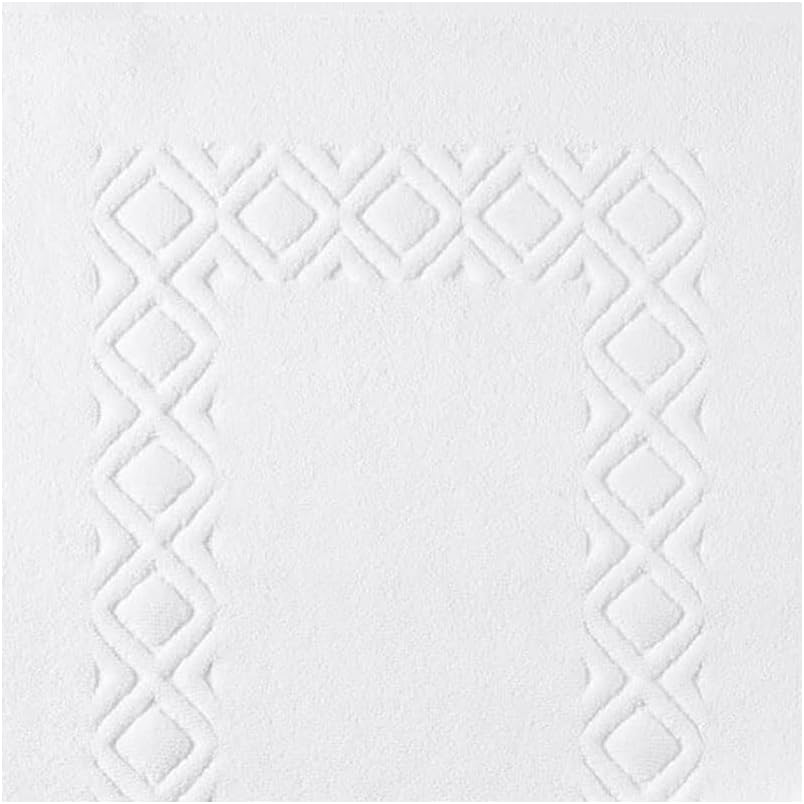 Egeria Badvorlage Denver l Badmatte 60x110cm l 001 Weiss 60x110 cm Weiss, 60x110 cm Weiss